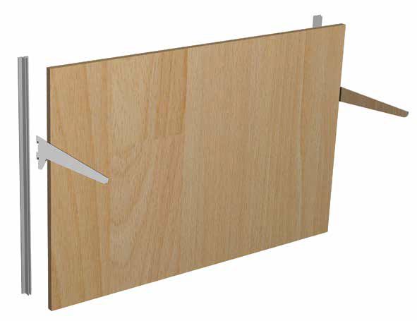 Concealed aluminium stripping